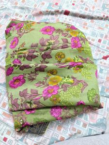 Floral Print Ready To Wear Saree