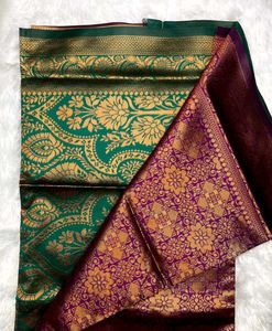 Elegant Banarasi Saree with Running Blouse