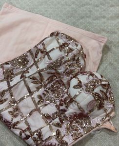 Blush Sequin Mini Dress