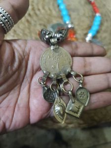 Original Vintage Afghani Long Tribal Neckpiece