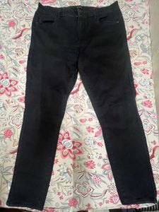 Black Straight Leg Jeans