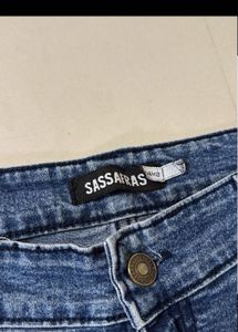 Acid Wash Wide Leg Jeans Combo Of 2