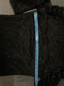 Elegant Black Lace Top