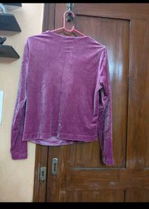 Imported Party Wear Velvet Top Double Layer