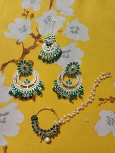 Earrings,Tika And Nosepin