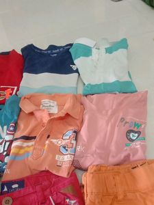 Tshirts And Jeans Shorts