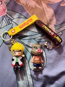 Naruto And Demon Slayer Key Chains