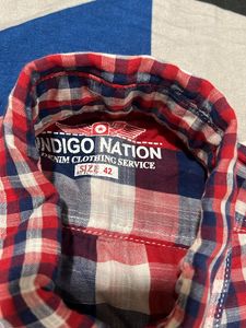 indigo nation reversible  shirt