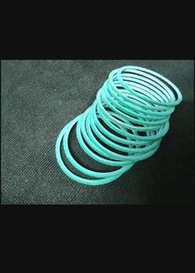 Skyblue Velvet green Bangle 🫶