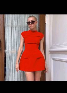 Newme Brand New Chic Red Mini Dress
