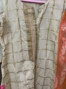 Banarsi Kurta With Heavy Dupatta For M Or L