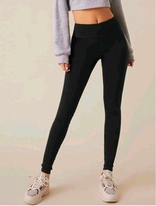 Ek Number Leggings Hai -Solid Women Black Tights