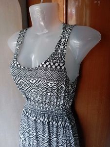Patterned Mini Dress