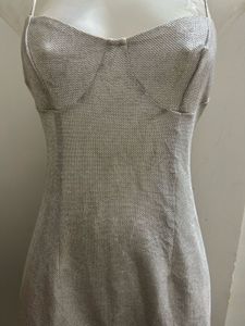 H&amp;M Silver Party Dress