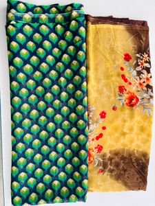 Beautiful Saree In Combo
