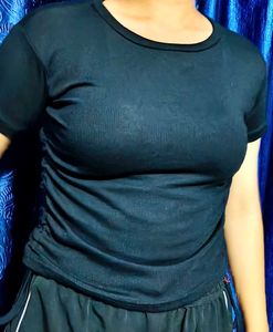 Tank Top In Black Colour