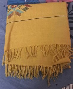 BRAND NEW - Yellow Shawl with Tassels