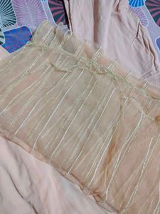 Hand Work Gown With Dupatta And Trouser