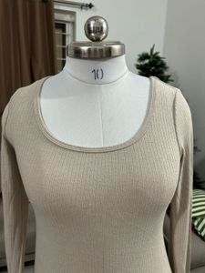 Ribbed Bodycon Dress from MANGO