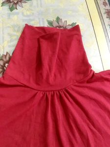 Polo Neck T-shirt Red Color