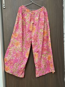 Pure Cotton Long Flare Palazzo For Waist 32 And 34