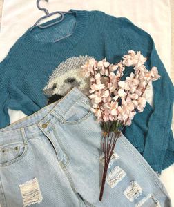 🎁Buy1 Get1 Free Oversized Polar Bear Sweater F