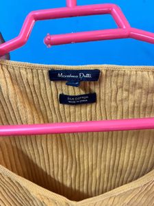 Mustard Yellow Crop Top