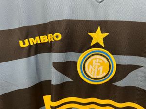 Inter milan 1997 ronaldo 10 football jersey