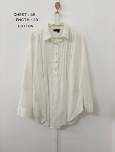 Linen Cotton White Shirt