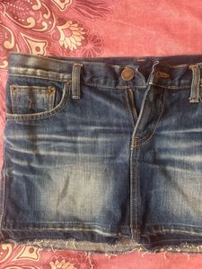 Denim Mini Skirt waist size 30