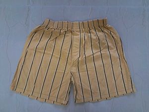 Striped Yellow Boxers For Men