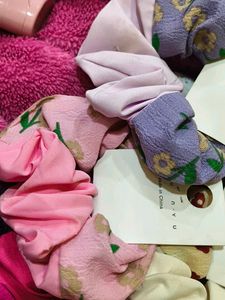 Floral Scrunchies