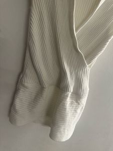 White Ribbed Top
