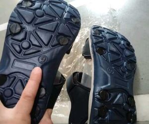 Sporty Red &amp; Black Sandals