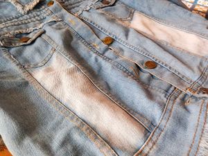 Distressed Denim Jacket