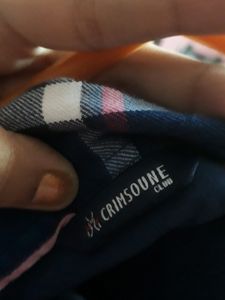 Full Sleeve Rayon Chequered Tshirt With Pretty Frills In The Button Area