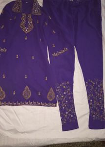 Purple Kurta Set