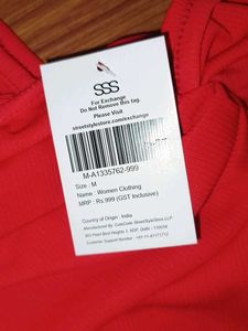 Heart Neck Twist Ribbed Top