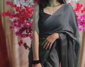backless black blouse