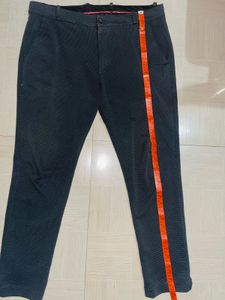 Straight Fit Dark Gray Dress Pants