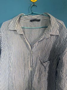 Marks And Spencer Striped Shirt
