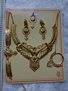 Bridal Jewellery Gold Plated Set Rani Har Dulhan