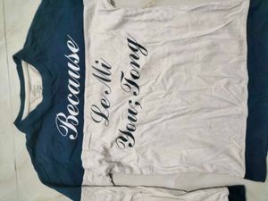 Kids Blue &amp; White Graphic Tee