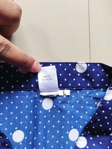 Blue And White Dot Jacket