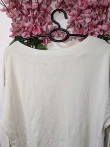 Off White Color Sweater