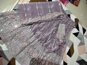 Elegant Lavender Lehenga Choli