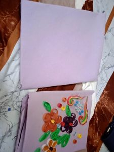 Beautiful Hand made file covers made with quilling