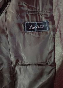 Vintage FACIS  90s Grey Silver Coat
