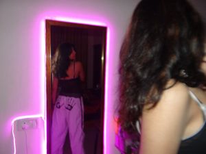 Lace Trim Cami Y2k Mesh