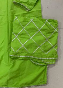 Lime Green Sharara Suit Set